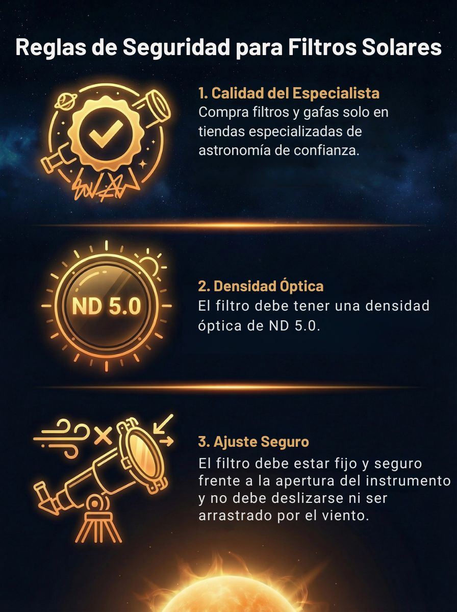 Lista de verificación para una observación segura: